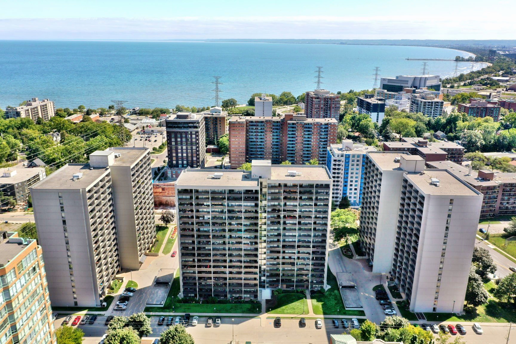 Home, looking south at Lake Ontario